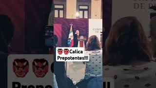 👹👹Calica Prepotentes Vulcan AMLO [upl. by Drucill]