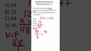 ASVABPiCAT Arithmetic Reasoning Practice Test Q Conversions acetheasvab w grammarhero [upl. by Alodi]