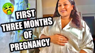 PREGNANT මුල් මාස 3 මට උන දේවල්🤰🏼 My Honest Experience🤢  🤮Symptoms  Binario 12 [upl. by Bertsche]