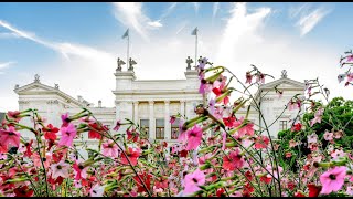 Lund University campus tour main campus in Lund [upl. by Eadnus]