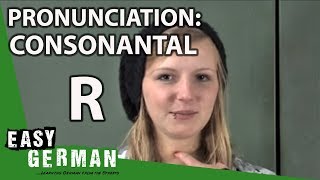 Visual Guide to German Pronunciation  Consonantal R [upl. by Glennon382]