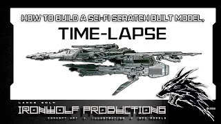 How to Build a SciFi Scratchbuilt Model TimeLapse [upl. by Hallie]