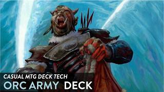 MTG DECK TECH 128 ORC ARMY  ORC TRIBAL [upl. by Yenterb738]