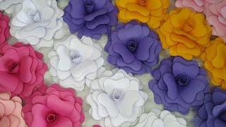 2° Topo de bolo com flores de papel tesourete festainfantil [upl. by Divd]