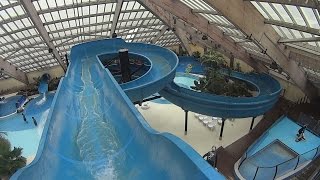 Aquaglisse Water Slide at Aquaboulevard [upl. by Hayidah]