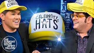 Celebrity Hats with Josh Gad and Andrew Rannells  The Tonight Show Starring Jimmy Fallon [upl. by Venetia]