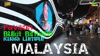 4K Walk Pavilion Bukit Bintang Kuala Lumpur Malaysia 4K UHD [upl. by Tema]