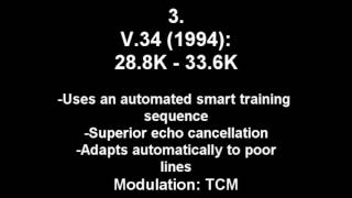 ALL Old Modem Sounds 300 baud to 56K [upl. by Pokorny]