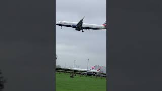 Plane spotting Heathrow feltham London [upl. by Lleynad]