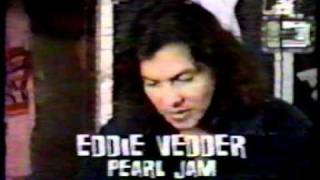 Eddie Vedder Full Headbangers Ball Interview MTV Boston April 1994 Pearl Jam [upl. by Adnuhsat]