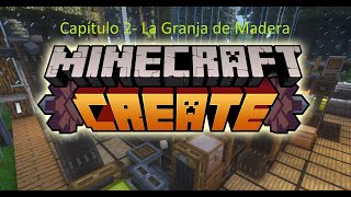 Construí la PRIMERA granja AUTOMATIZADA de MADERA  Create Mod 2 [upl. by Labannah]