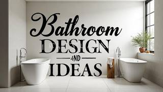 Trending Bathroom Design Ideas 2024 Modern amp Luxurious Styles [upl. by Balch]