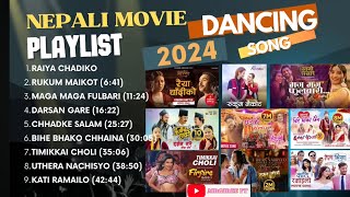 NEW NEPALI DANCING SONG 2024 2081I Playlist  nepali movie song collection mrgireeyt99 [upl. by Eiramesor]