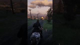 what happens if you set fire to a carriage in RDR2 whathappens fire rdr2 [upl. by Buerger414]