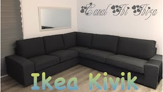 Como montar el sofá KIVIK de 5 plazas esq  HILLARED antracita IKEA [upl. by Ly143]