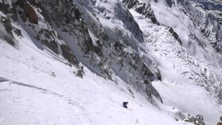 Freeride au couloir des Cosmiques [upl. by Ahsiuqet]