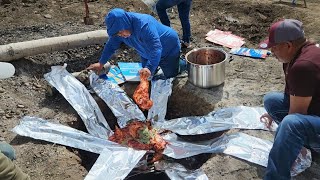 Barbacoa De Borrego Al Pozo Así Sale Muy suave y con mucho sabor 😋 [upl. by Dlanar556]