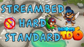 Bloons TD 6  Streambed Hard Standard  No MK No Powers Used  Walkthrough  Strategy [upl. by Renell175]