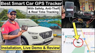 BEST GPS TRACKER FOR YOUR CAR  Features Installation amp Demo  Qubo Car GPS Tracker Review [upl. by Pomfret685]