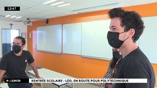 Le jeune Léo s’apprête à intégrer la prestigieuse Ecole Polytechnique à Paris [upl. by Omer]