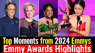 2024 Emmy Awards Highlights Shocking Wins Emotional Moments and Unexpected Twists [upl. by Drofnats]