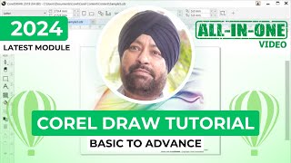 Corel Draw Full Tutorial  Basic To Advance  Hindi  Latest 2024 [upl. by Zeidman]