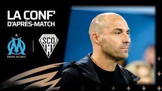 OLYMPIQUE DE MARSEILLE  ANGERS SCO  Conférence de presse daprèsmatch [upl. by Nya]