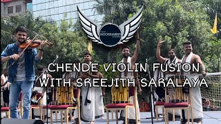 Chende Violin fusion in Bengaluru🖤🤍 [upl. by Tillio]