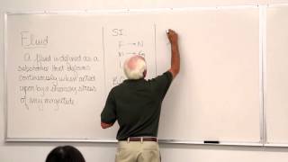 Fluid Mechanics Fundamental Concepts Fluid Properties 1 of 34 [upl. by Niltiac]