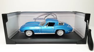 Unboxing Maisto 1965 Corvette Stingray By Scale Reviews [upl. by Willtrude41]