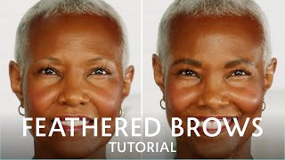 Feathery Brows Tutorial How to Fill in Sparse Eyebrows  Sephora [upl. by Ymaj]