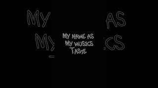 My name as me favorite music artists trend fyp twentyonepilots mitski foryou sabrina melanie [upl. by Elttil735]