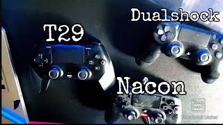 T29 vs Nacon vs Dualshock Ps4 Controller Review [upl. by Neneek]