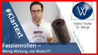 Faszientraining Gefahren amp Fehler beim Training mit Faszienrolle Blackroll amp Faszienball Rücken [upl. by Kaila]