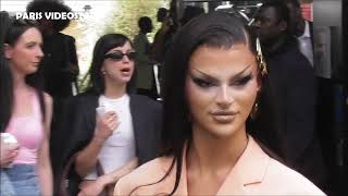 Krystal Versace  RuPauls Drag Race UK   Paris Fashion Week 2 july 2023 show Patou [upl. by Philipp]