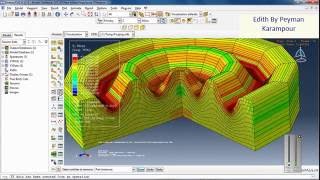 simulation axisymmetric forging in Abaqus [upl. by Nyrhtac]