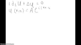 Non linear dispersive equations  2 Example dispersive relation [upl. by Darrej150]