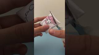 Cutting my sanrio paper squishies 😧 papersquishy asmr sanrio shorts [upl. by Acirederf]