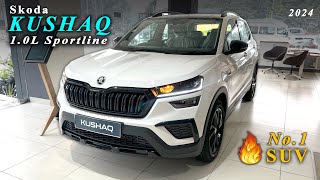 Skoda Kushaq 10L Sportline 2024  Features  Price  Mileage  Interior  Exterior [upl. by Atilem]