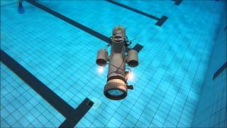 Raspi ROV in pool  successful test [upl. by Zarla]