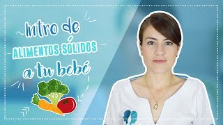 Introducción de alimentos sólidos para tu bebé  Nutrigami [upl. by Ayhdiv]