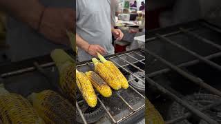 Freshly char grilled corn corn roast steetfoodindia streetfood tasteofindia torontofoodies [upl. by Hofstetter]