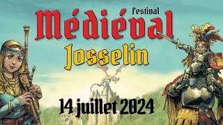 Festival médiéval de Josselin 2024 [upl. by Einyaj]