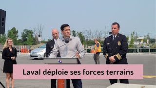 Le maire de Laval fait le point sur les inondations [upl. by Todd]