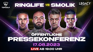 RINGLIFE vs Michael Smolik Pressekonferenz Full Livestream [upl. by Marcos191]