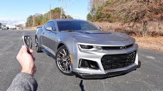 2023 Chevrolet Camaro ZL1 Start Up Exhaust Walkaround Test Drive and Review [upl. by Eniledam]