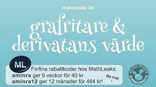 3b 252 grafritare och derivatans värde [upl. by Loginov]