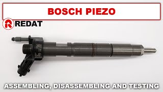 Bosch Piezo injectors  Assembling disassembling and testing [upl. by Akaya]