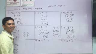 Solving logarithmic Equations [upl. by Nomelif]