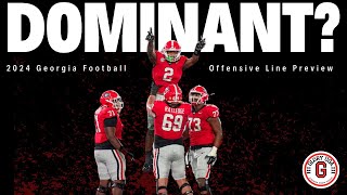 Will the Georgia Football Offensive Line be as DOMINANT As Advertised 2024 Position Unit Preview [upl. by Grimbly]